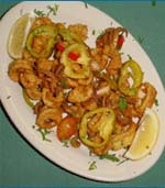 plate of calamari